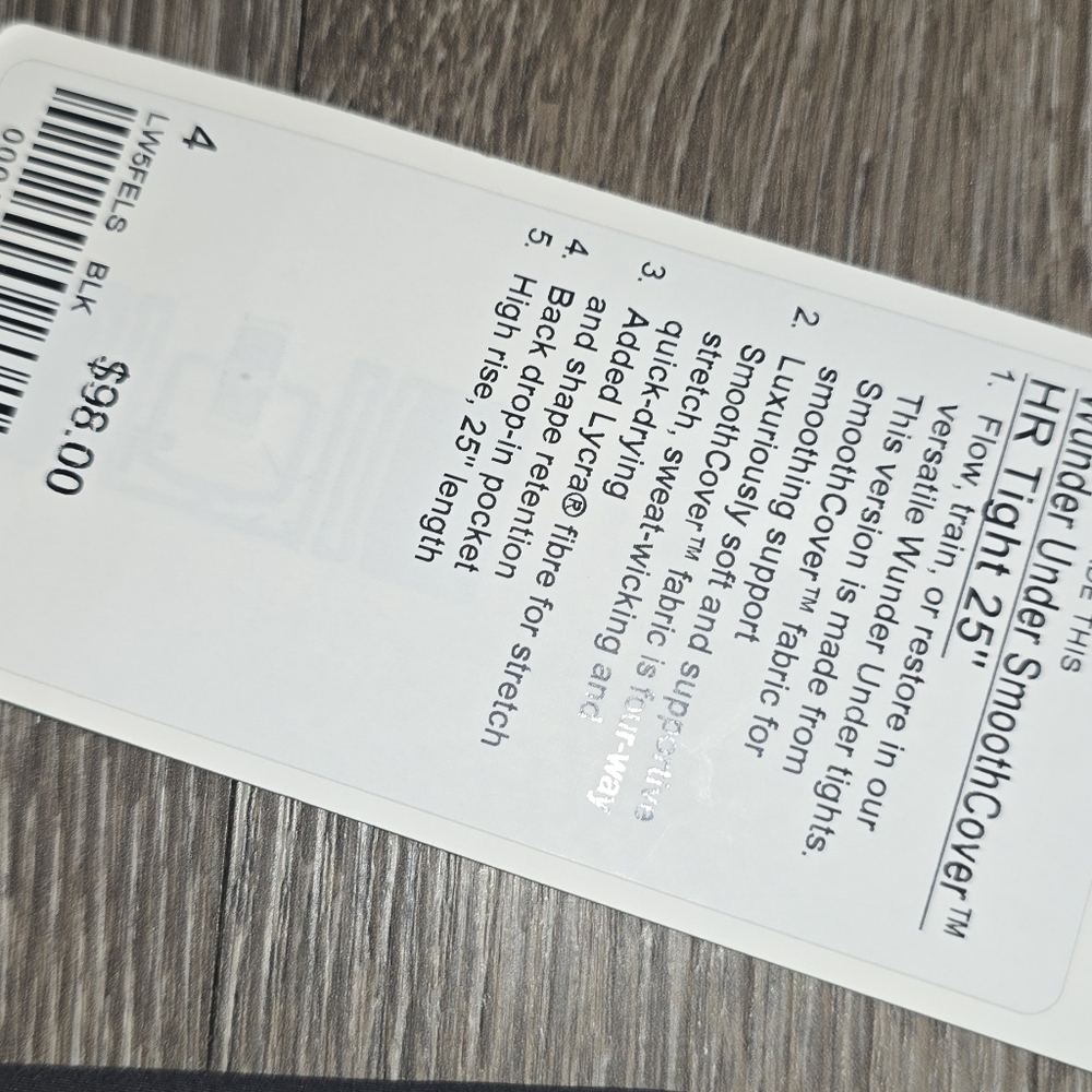 Lululemon  Black Leggings - Picture 6 of 7